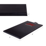 2' x 4' Black Exercise Mat - Image 3