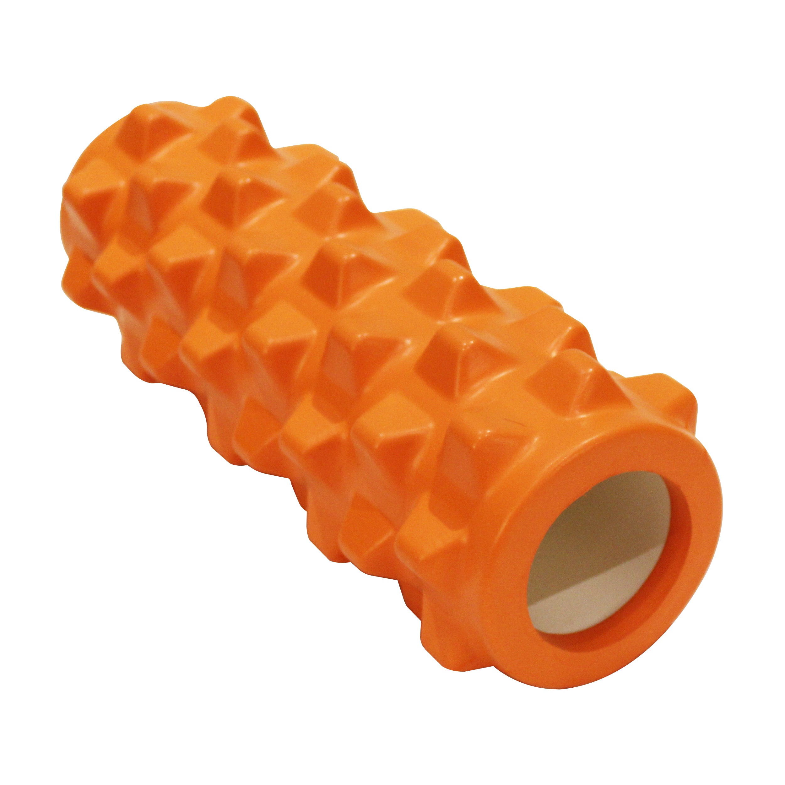 FirmGridFoamRollerJr.jpg Firm Grid Foam Roller - Orange - Image 1