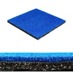 Artificial Turf Tile with 20mm Rubber Underpad - 20" x 20" - Image 15