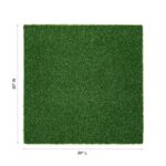 Artificial Turf Tile with 20mm Rubber Underpad - 20" x 20" - Image 6