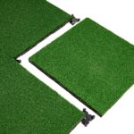 Artificial Turf Tile with 20mm Rubber Underpad - 20" x 20" - Image 2