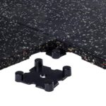 Rubber Mat 20" x 20" x 20mm - Grey Speckle - Image 6