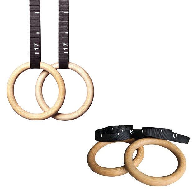WoodGymRings-313770.jpg Commercial Wood Gym Rings - Image 1